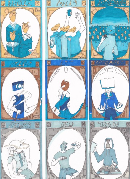 j'aime bien les cartes à jouer aussi