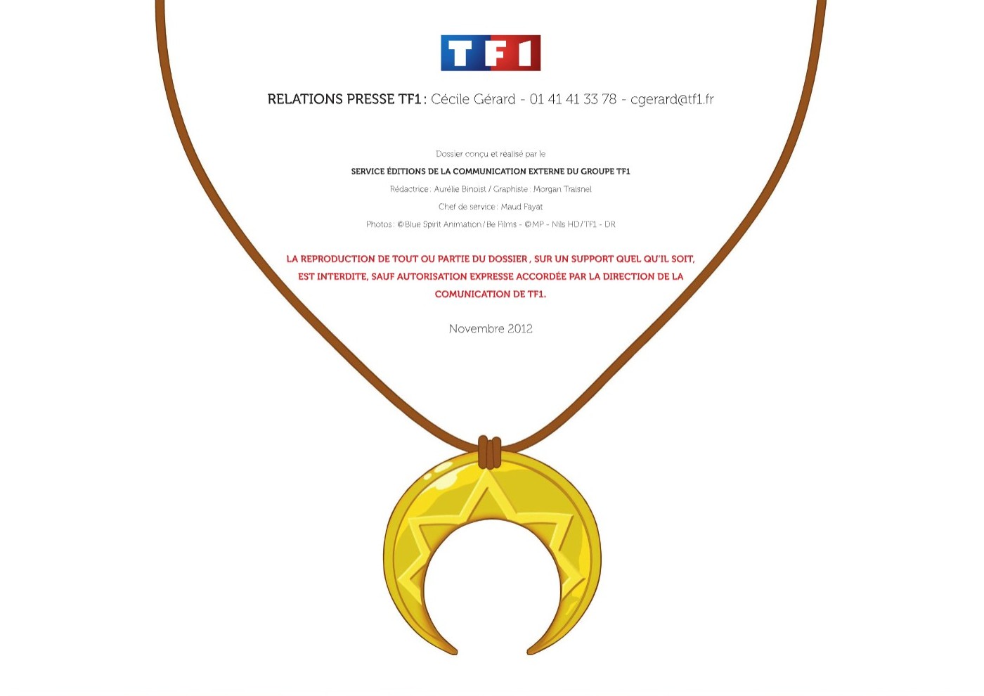 Dossier de presse de TF1 - 21/21