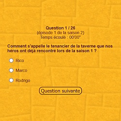 Quiz saison 2